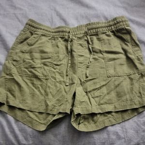 Green shorts